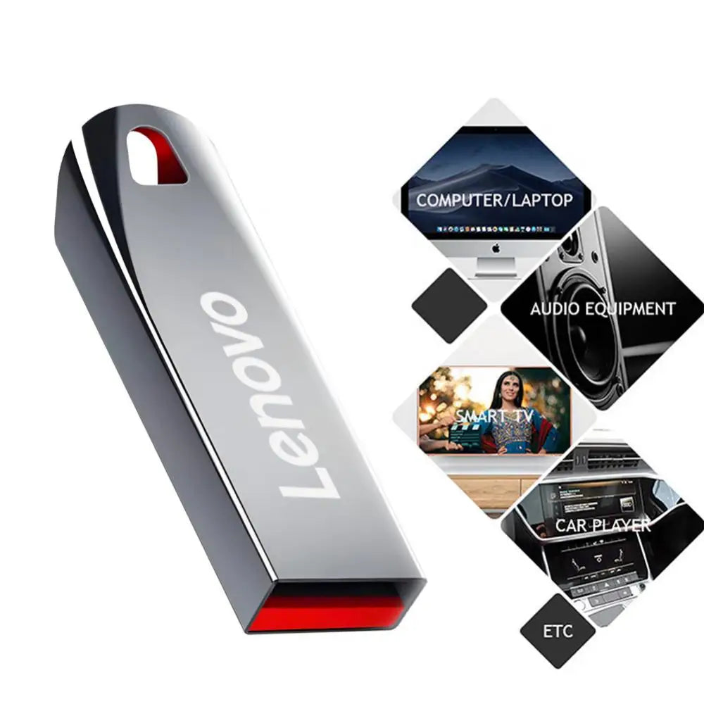 Lenovo Flash Drives 2TB Usb 3.0 High Speed Metal Pendrive 1TB 128GB Stick Portable Drive Waterproof Memoria Storage U Disk