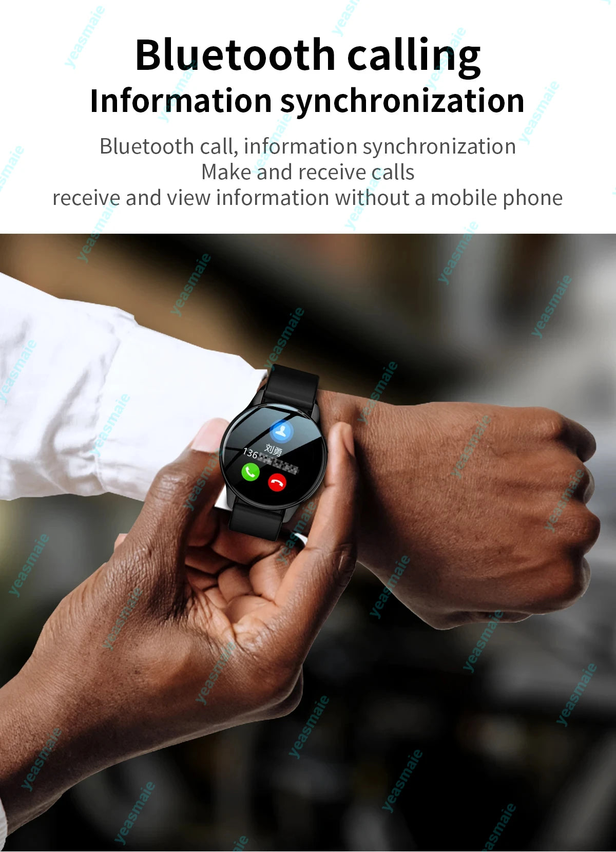 2024 New in Smartwatch 6 Men Full Touch Blood Pressure Blood Oxygen Bluetooth Call Sports Smart Watch Men Women For Android IOS