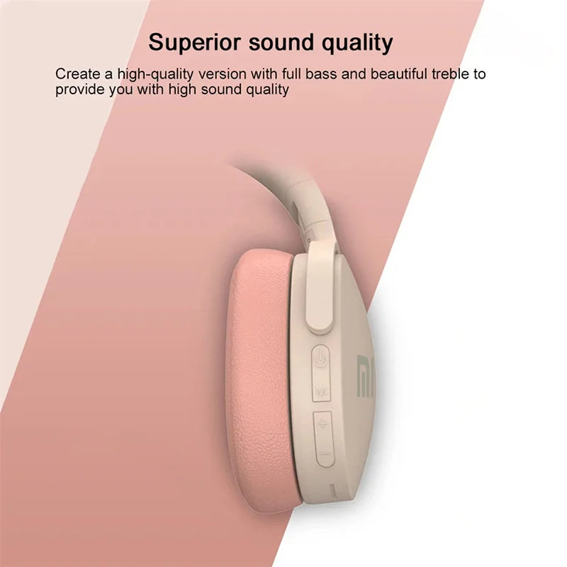 Xiaomi Wireless Headphones P2961 Bluetooth 5.3 Portable Earphone For Samsung Iphone Stereo Hifi Headset Game Earbuds With Mic