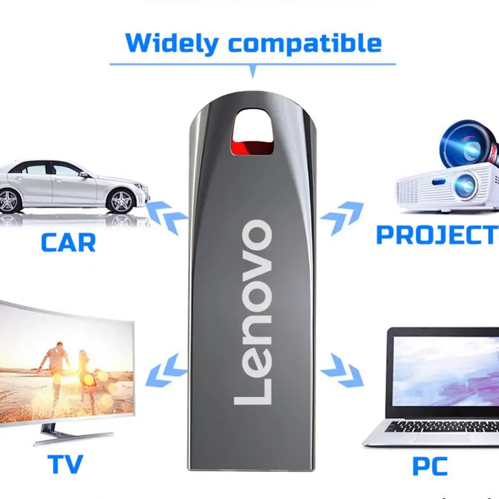 Lenovo Flash Drives 2TB Usb 3.0 High Speed Metal Pendrive 1TB 128GB Stick Portable Drive Waterproof Memoria Storage U Disk