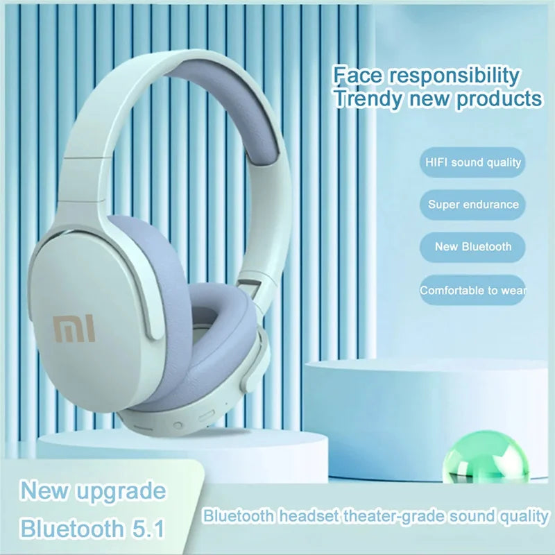 Xiaomi Wireless Headphones P2961 Bluetooth 5.3 Portable Earphone For Samsung Iphone Stereo Hifi Headset Game Earbuds With Mic