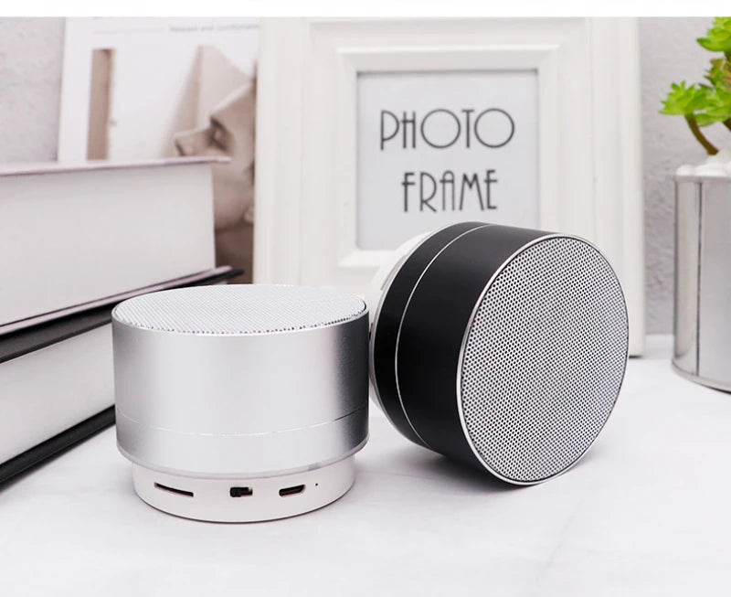 A10 Wireless Bluetooth Speaker Small Steel Cannon Subwoofer Portable Mini Gift Card Bluetooth SpeakerColor