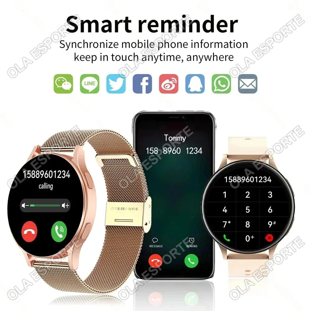 2024 New in Smartwatch 6 Men Full Touch Blood Pressure Blood Oxygen Bluetooth Call Sports Smart Watch Men Women For Android IOS